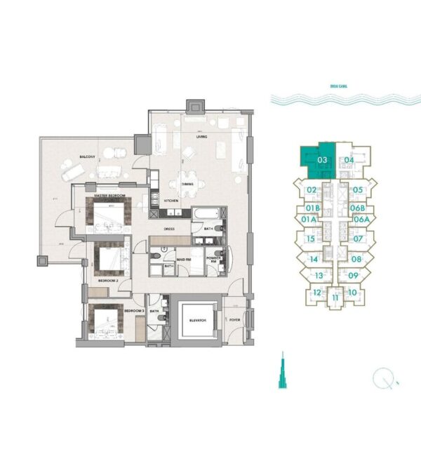 Wohnung / Ferienhaus / Ferienwohnung / Bussines Bay / Dubai – Bild 18