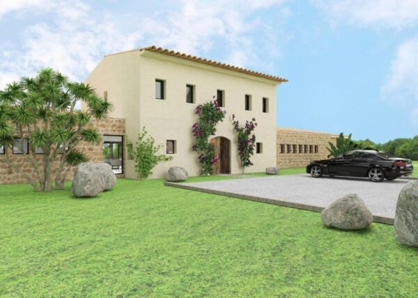 Grundstück Mallorca 28.000 m²  für FINCA MIT BAUGENEHMIGUNG