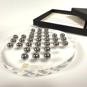 Solitaire Spiel Botta Feliceantonio Lucite Italien 1970er