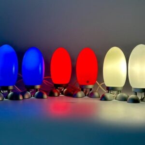 1/6 Dino Eierlampe Egg lamp Tatsuo Konno für Ikea Vintage