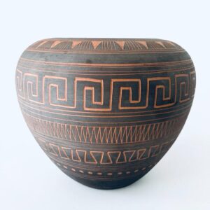 Vase Keramik Navajo Art Native American signiert 70er