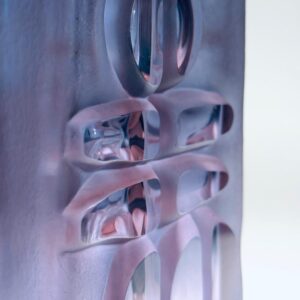 Vase Glas Peill Putzler Kunstglas Tünselmann Spaceage 1960er