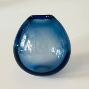 Vase Holmegaard Per Lütken Drop Glasvase Denmark 1950er