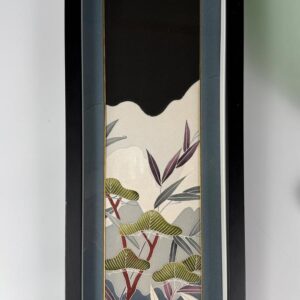 Japanische Seidenmalerei gerahmt modern floral Seide Japan