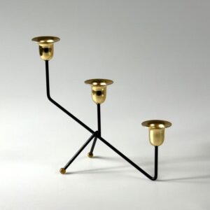 Kerzenständer Eisen Design modernistisch DDR 1960er