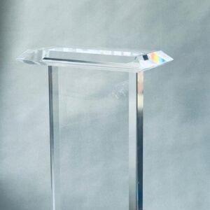 Säule Sockel Acryl Glas massiv Podest Sammler Kunst