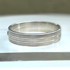 Armreif Art Deco Silber 835er Armspange Scharnier 1930er