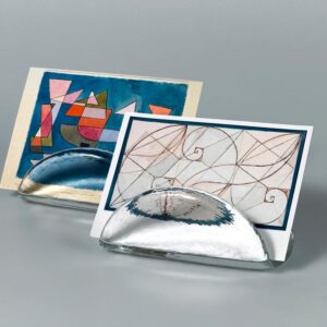 Briefhalter Serviettenhalter Eisglas Finland Design 1960er