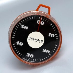 Kienzle Timer Eieruhr orange Signal Vintage 1960er