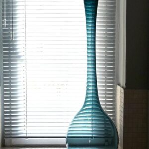 Gullsakruf Bodenvase Glas XXL Vase petrol türkis Schweden 60s