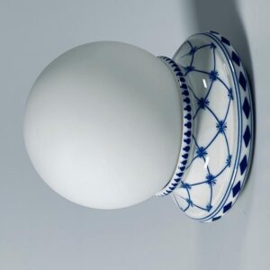 Mangani Italy Wandlampe Lampe Leuchte Porzellan Kobalt Firenze