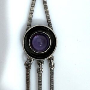 Lysgaard Design Anhänger Pewter Denmark Brutalist 1960er