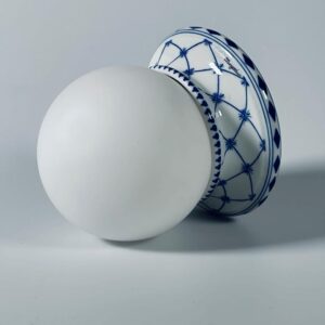 Mangani Italy Wandlampe Lampe Leuchte Porzellan Kobalt Firenze