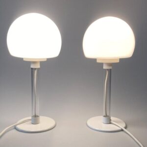 1/2 Tischleuchte Lampe Harco Loor Design 1980er