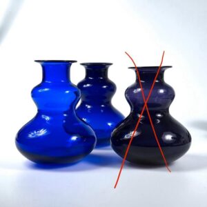 Vase Brigitte Höfs für Harz Kristall DDR Design 1970er