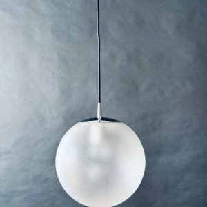 Pendelleuchte Lampe Peill & Putzler Pendel Bubble Glas 1970er