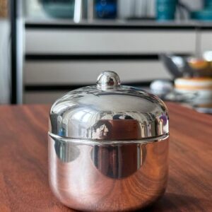 Dose Zuckerdose versilbert bora’s Italy 1960er