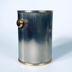 Französischer Weinkühler versilbert Cooler Flaschenkühler 1970er