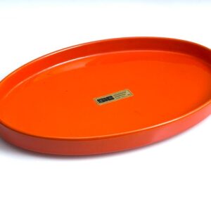 Keramik Platte Tablett orange SIG Italy 1960er