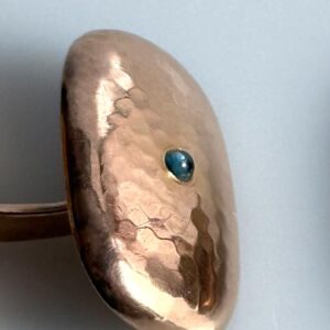 Manschettenknöpfe 333 Gold (8 Kt) mit Steinbesatz um 1930