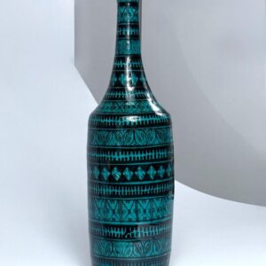 Safi Bodenvase Keramik Vase Marokko türkis 60 cm  1970er