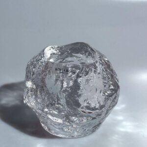 Kosta Boda Teelichthalter Snowball Design Ann Wärff Vintage