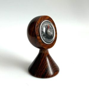 Tischthermometer Spaceage Palisander Vintage 1960er/70er