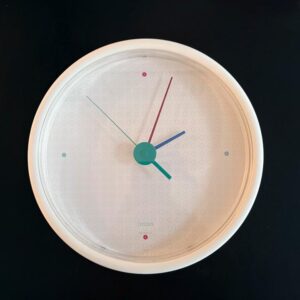 Citizen Wanduhr postmodern Quarz Japan Vintage 1980er