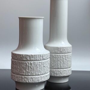 Vasen Thomas Porzellan OP Art Arcta Scharrer 1970er