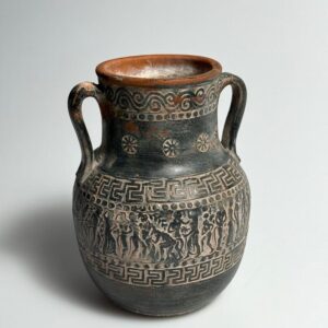 Weinkrug Vase Relief Oinochoe Griechenland Mythologie Terakotta