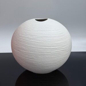 Rosenthal Vase Biskuit Porzellan Johann van Loon Fischmaul 1970er