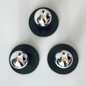 Quattrifoglio Mazza  Lampe 3er Set  Design Italy 1970er