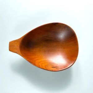 Schale Teakholz Scandi Design Midcentury Holzmanufaktur 1960er