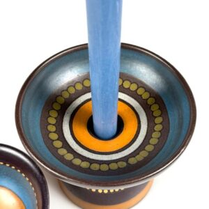 KMK Kerzenständer Keramik Manufaktur Kupfermühle 1970er